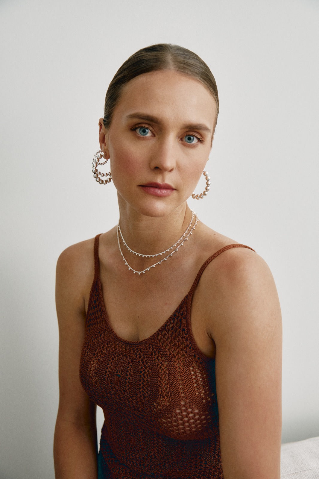 'MIA' Balls Silver Choker TGU