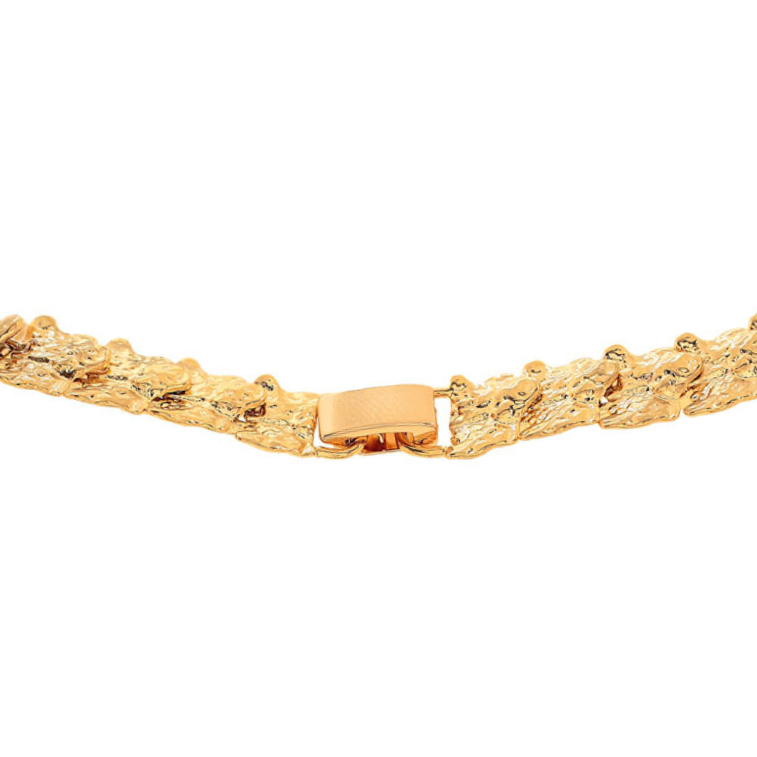 'DELIA' Semi Rigid Necklace Gold TGU