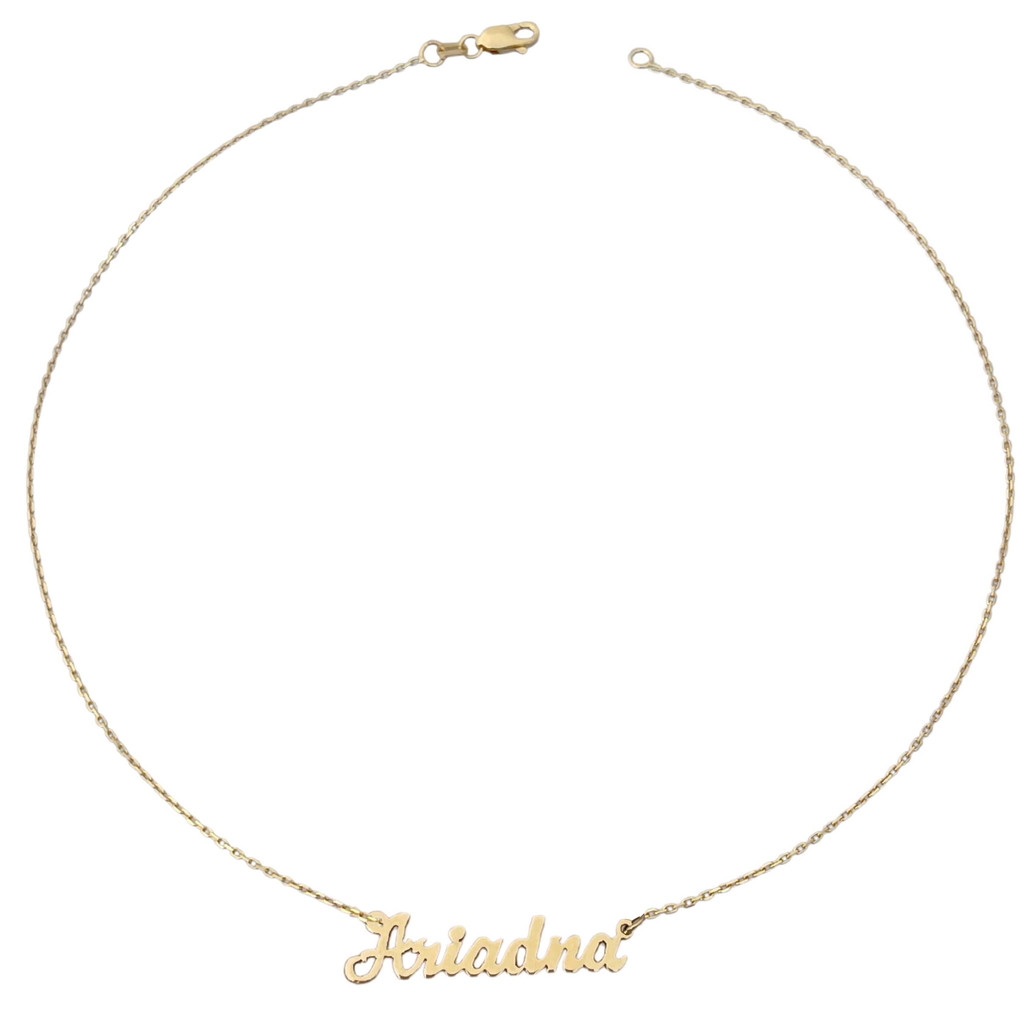 14k Gold Personalized Name