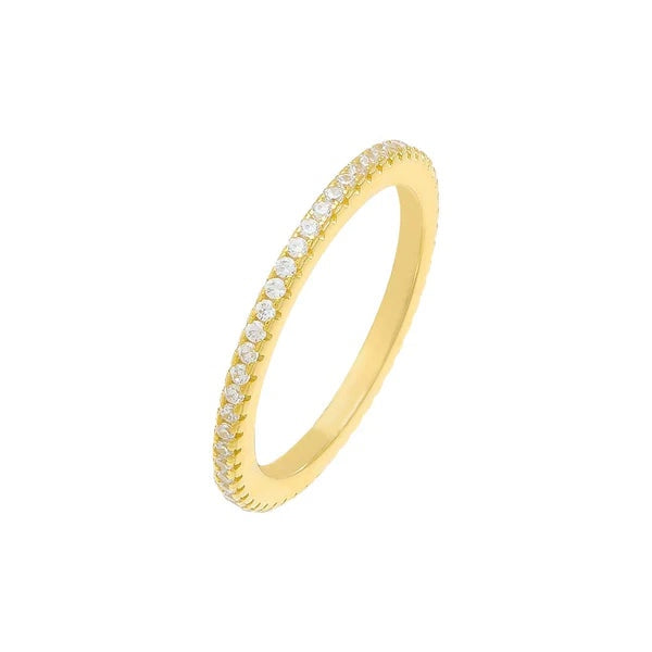 Thin Infinity Band Gold 1mm